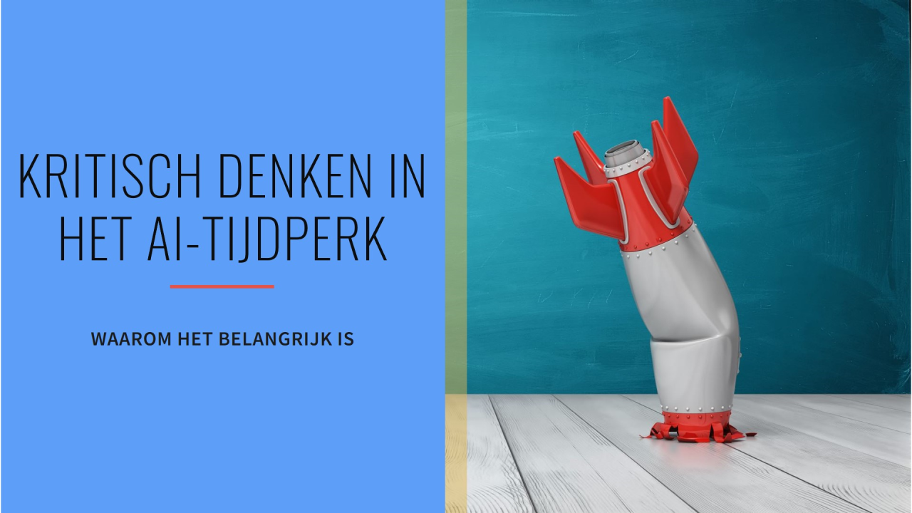 🤔 Waarom kritisch denken essentieel is in het tijdperk van generatieve AI