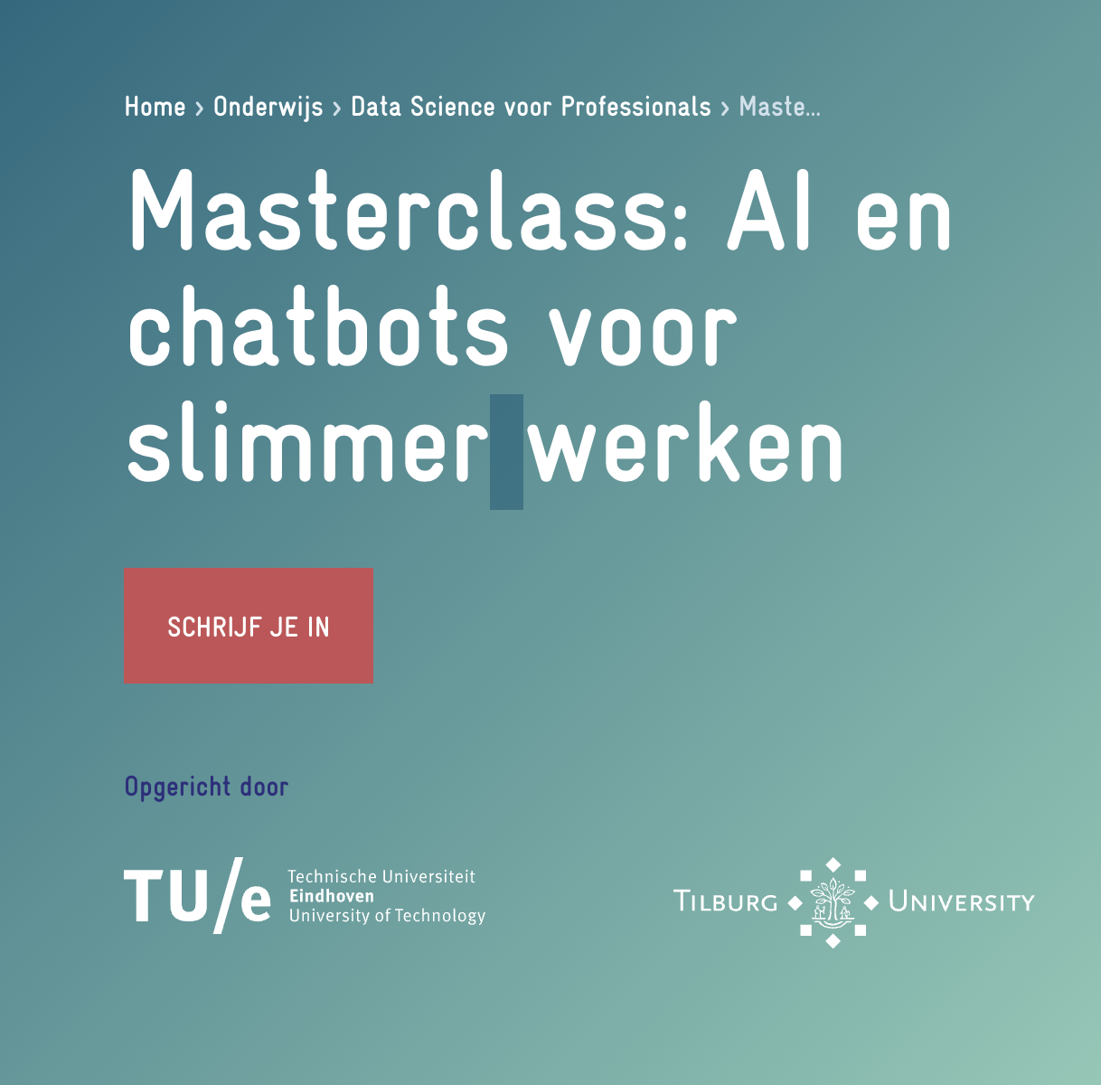 Samenwerking JADS AI Proeflokaal