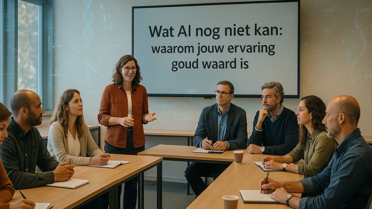 Wat AI (nog) niet kan: waarom jouw ervaring goud waard is in een tijd van content zonder ziel